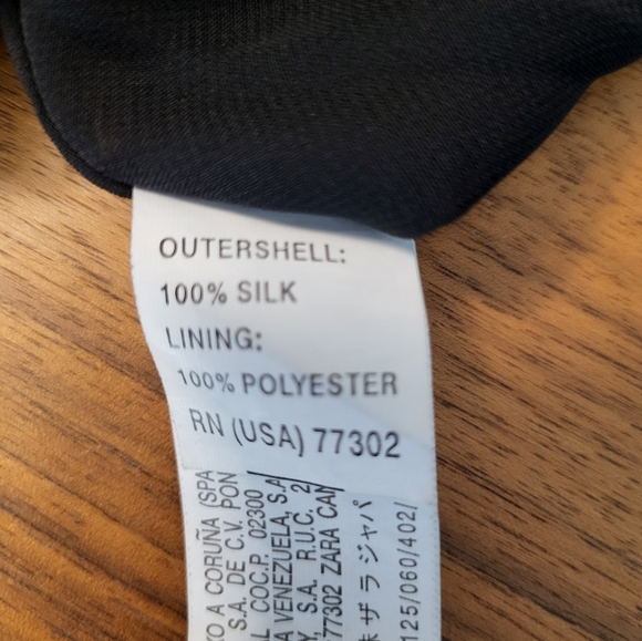 Zara lined silk halter dress, size M - Picture 7 of 15